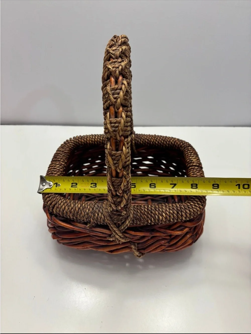 Woven Basket with Handle - Home Decor Storage